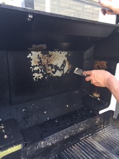 cleaning a gas grill