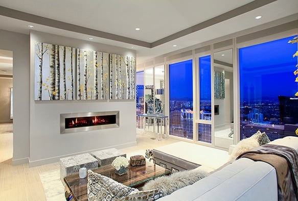 Opti-V Electric Fireplace