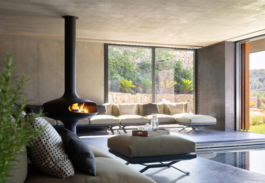 Focus Suspended Fireplace